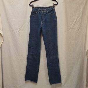 Oscar de la Renta Dark Blue Straight Leg Jeans